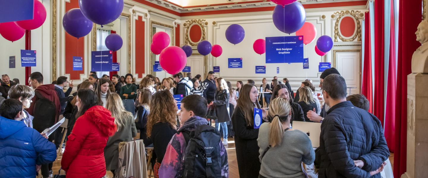 Photo speed dating des métiers Nuit de l'Orientation 2023